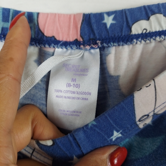 Secret treasures two piece pajama set. Size M (8-10) - Picture 10 of 12